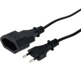 Hama Euro Strom Verlängerungskabel 5m Netzstecker 2-polig 
