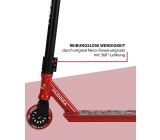 HUDORA Stunt Scooter XQ-13 Roller Rot mit Hudora Skater Rampe 5-tlg SET