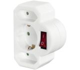 Hama 3 Fach Multistecker Steckdosenadapter mit Schalter 