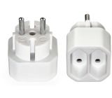 Hama 2-fach Steckdosenadapter Mehrfachstecker Adapter Weiß