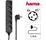Hama Steckdosenleiste 6-fach Mehrfachsteckdose 6er Steckerleiste