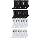 Hummel® Socken [6er Set] Herren Damen Sportsocken Schwarz- Weiss