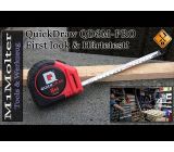 QUICKDRAW Bandmaß mit Grafit Marker 5 m  Bandmaß + Gratis Zusatz Ersatzminen