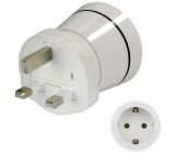Hama Reisestecker DE auf UK Reiseadapter Steckdosenadapter UK 