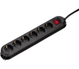 Hama 6 fach Steckdosenleiste mit Schalter Mehrfachsteckdose 2 m