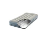 Intex Luftbett + Pumpe integriert Reisebett Gästebett Luftmatratze Grau