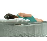Intex Luftbett + Pumpe integriert Reisebett Gästebett Luftmatratze Grau