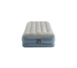 Intex Luftbett + Pumpe integriert Reisebett Gästebett Luftmatratze Grau
