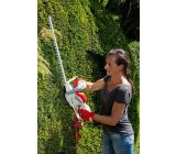IKRA Elektrische Heckenschere 550 W Heckentrimmer 45,5 cm Schnittlänge 