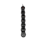 ISY IPS-5000-B 5 Fach Schwenkbare Steckdosenleiste 2 USB Anschluss mit Schalter