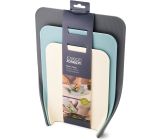 Joseph Joseph Schneidebrett-Set 3 Teilig Nest Chop Küchenbrett Mehrfarbig Opal