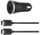 Belkin KFZ Auto Ladegerät Zigarettenanzünder Ladeadapter inkl. 1,2 m USB C Kabel