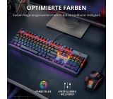 Trust GXT 865 Asta Gaming Mechanische Tastatur mit Trust Kabellos Gamepad [Kombi Deal]