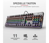 Trust GXT 865 Asta Gaming Mechanische Tastatur mit Trust Kabellos Gamepad [Kombi Deal]