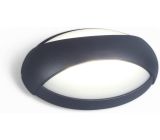 LUTEC EYES LED Alu Außenwandleuchte anthrazit Wandleuchte 