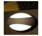 LUTEC EYES LED Alu Außenwandleuchte anthrazit Wandleuchte 