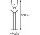 LEDVANCE ENDURA CLASSIC CALICE 50CM Stehleuchte E27 Leuchtmittel 