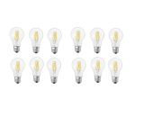 [12er HIGHLIGHT] LEDVANCE Volks-Licht E27 Smarte LED Lampe Bluetooth Warmweiß 