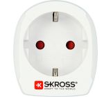 Skross Reisestecker EU auf USA Reisesteckdose Reiseadapter Weiß 