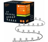 LEDVANCE LED Gartenleuchte Lichterkette mit 18 LED Dots 12W Warmweiß