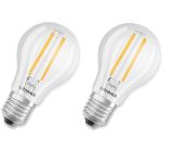 Ledvance Filament Lampe E27 Smart WiFi LED Leuchte Warmweiß [2er]