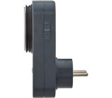 Brennenstuhl Zeitschaltuhr MZ 20, mechanische Timer-Steckdose Grau 