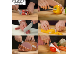 Premium Messer-Set 7-teilig Ideal für Grill Saison Edelstahl / Keramik