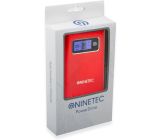 NINETEC PowerDrive 2in1 64GB USB Flash + 13.400mAh Power Bank Akku Ladegerät Rot 