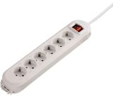 Hama ECO 6- Fach Steckdosenleiste mit Schalter Mehrfachsteckdose 3m Weiß