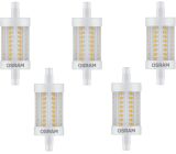 OSRAM LED Stablampe R7s Sockel Stab Röhre Lampe 60W Warmweiß [5ER]