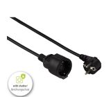 Hama 3m PROFI Verlängerungskabel Schutzkontakt Stecker Schwarz
