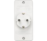 Hama 3-Fach Steckdosenadapter Multistecker 2 Euro - 1 Steckdose Weiß