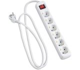 Hama 6-Fach Steckdosenleiste mit Schalter Mehrfachsteckdose 1,4m 
