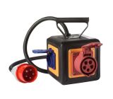 Vivanco Baustromverteiler CEE Outdoor Stromverteiler Würfel mit Tragegriff 