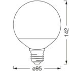 LEDVANCE RGB Smarte LED-Lampe mit Wifi E27 Sockel 100W