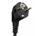  PeakTech Kaltgerätekabel mit Schutzkontakt Winkelstecker 1.5m [B-WARE]