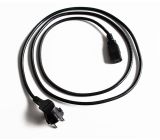  PeakTech Kaltgerätekabel mit Schutzkontakt Winkelstecker 1.5m [B-WARE]
