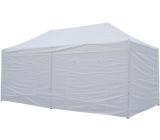 Pavillon Seitenwand für Quickshade E20B Wandpanel Seitenteil weiß 3x3m Bravo PRO