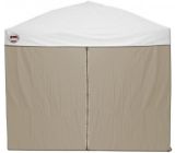 QuickShade Pavillon Seitenteil Wand Panel Kit Steckpavillon inkl. 3 Wände und 1 Beige 
