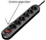 Hama 6fach Steckdosenleiste mit Schalter Mehrfachsteckdose 1,4m