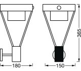 Ledvance LED Außenleuchte 6W Wandlampe mit Bewegungsmelder Gartenleuchte 