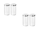 Zwilling Vorratsdosen Vorratsglas 4ER SET Aufbewahrungsdosen 1L Glasbehälter 