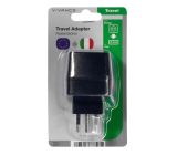 Vivanco Reisestecker DE auf Italien Schuko Adapter Reiseadapter EU to IT