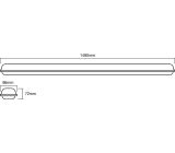 Ledvance LED Feuchraum Leuchte 150cm Kaltweiß Außen Deckenleuchte 