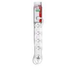 Vivanco 5-Fach Flexible Steckdosenleiste mit USB 2x Anschluss und Schalter