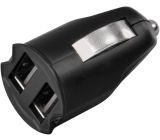 Hama KFZ Auto Ladegerät mit 2x USB Anschluss Zigarettenanzünder Schwarz