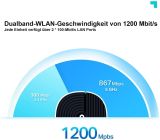 TP-Link Deco E4 Mesh WLAN Set Router Mesh System Dualband 1200 mBit/s Wi Fi 2er Set [B-WARE]