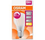 OSRAM LED EEK A++  E27 Gluehlampenform 40W Warmweiß Lampe
