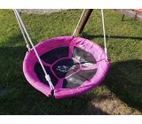 HUDORA Nestschaukel 110cm Rundschaukel 100kg Gartenschaukel Pink