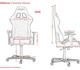 DXRacer Formula F08 Gaming Stuhl Drehstuhl 150 kg Schwarz[B-WARE]
